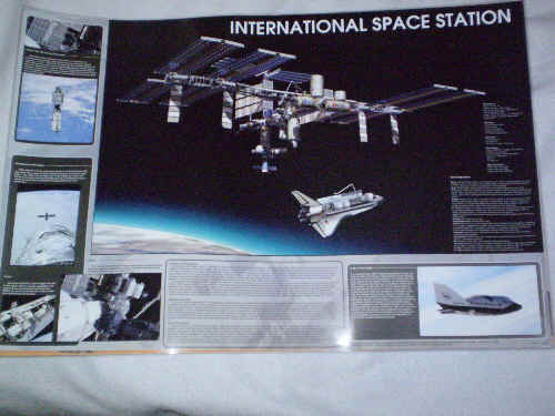 International Space Station poster.